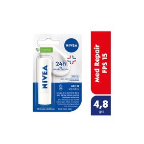 Nivea Med Repair Protector Labial Humectante FPS 20 x 4,8 gr