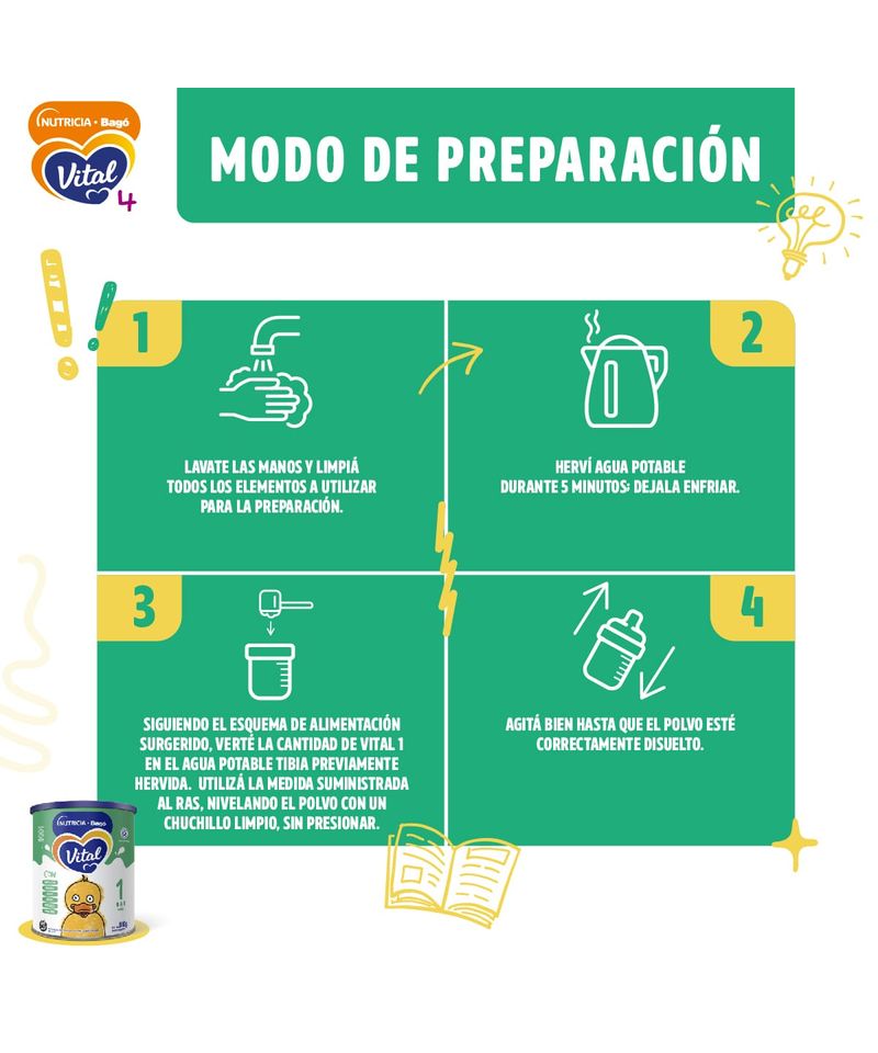 modo de preparacion 1 lata vital 1